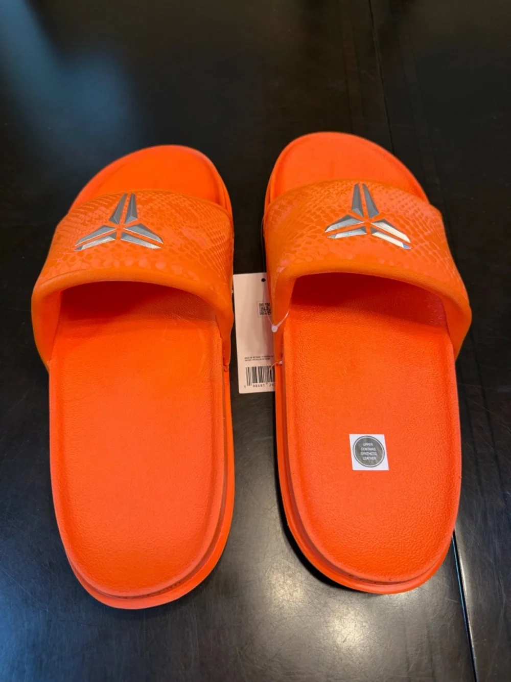 New Nike Kobe Slides Sandals Orange Size US 10